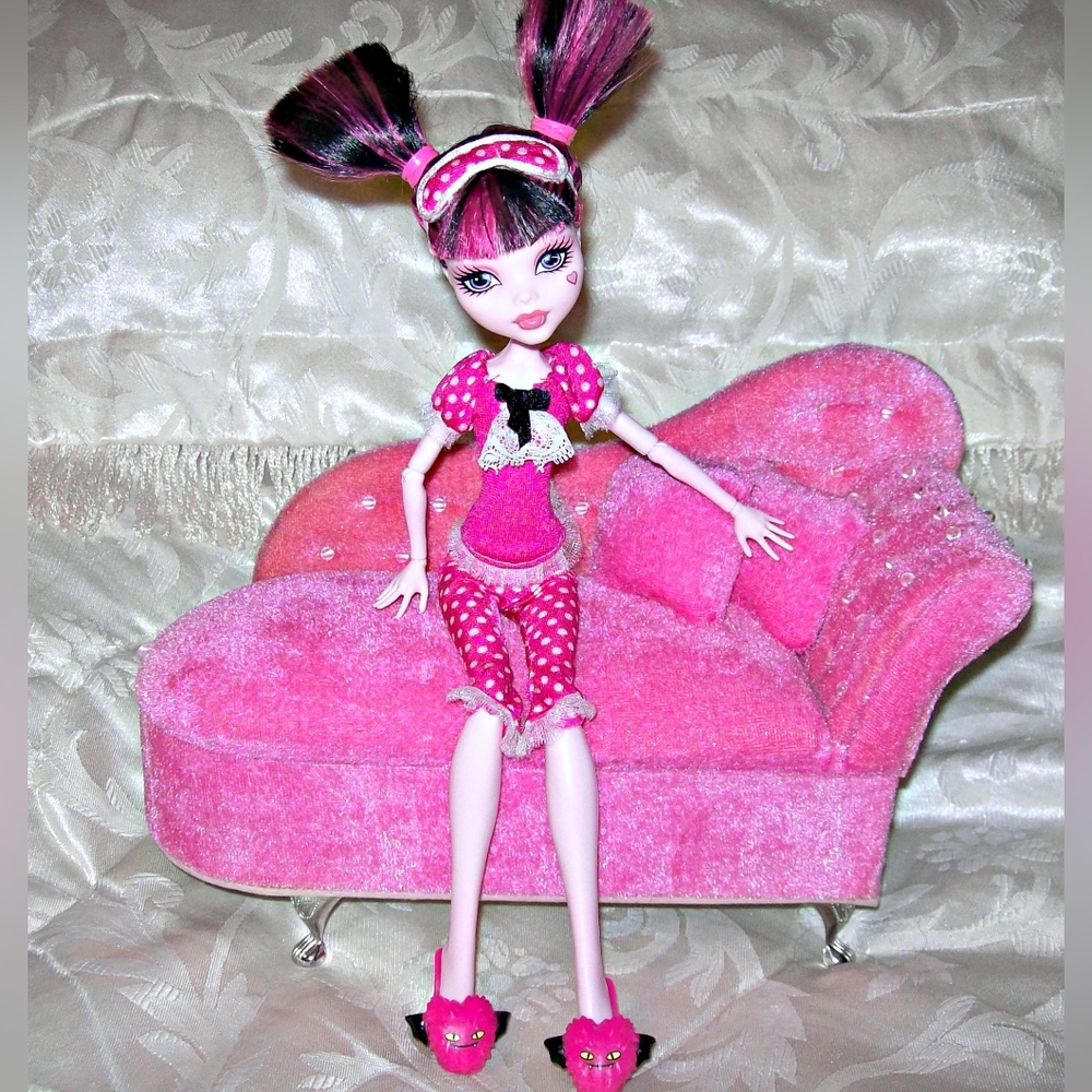 Pink Chaise Lounge Trinket/Jewelry Storage Box - Picture 3 of 4